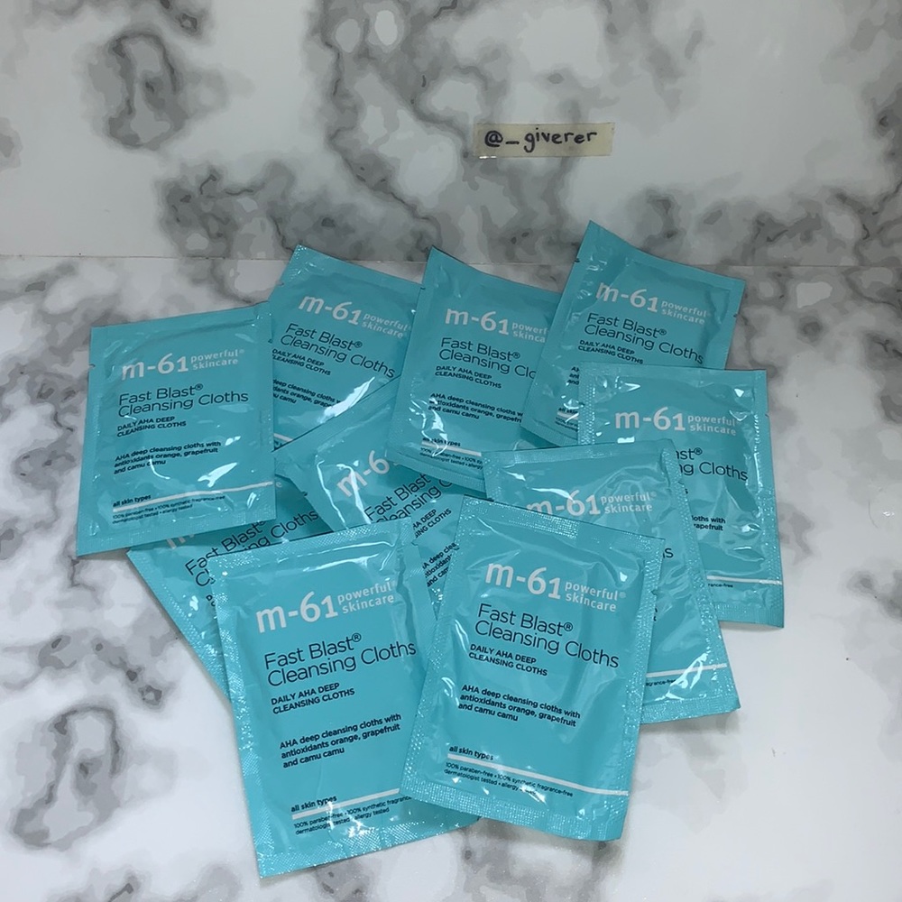 10 Count Fast Blast Cleansing Cloths m-61
